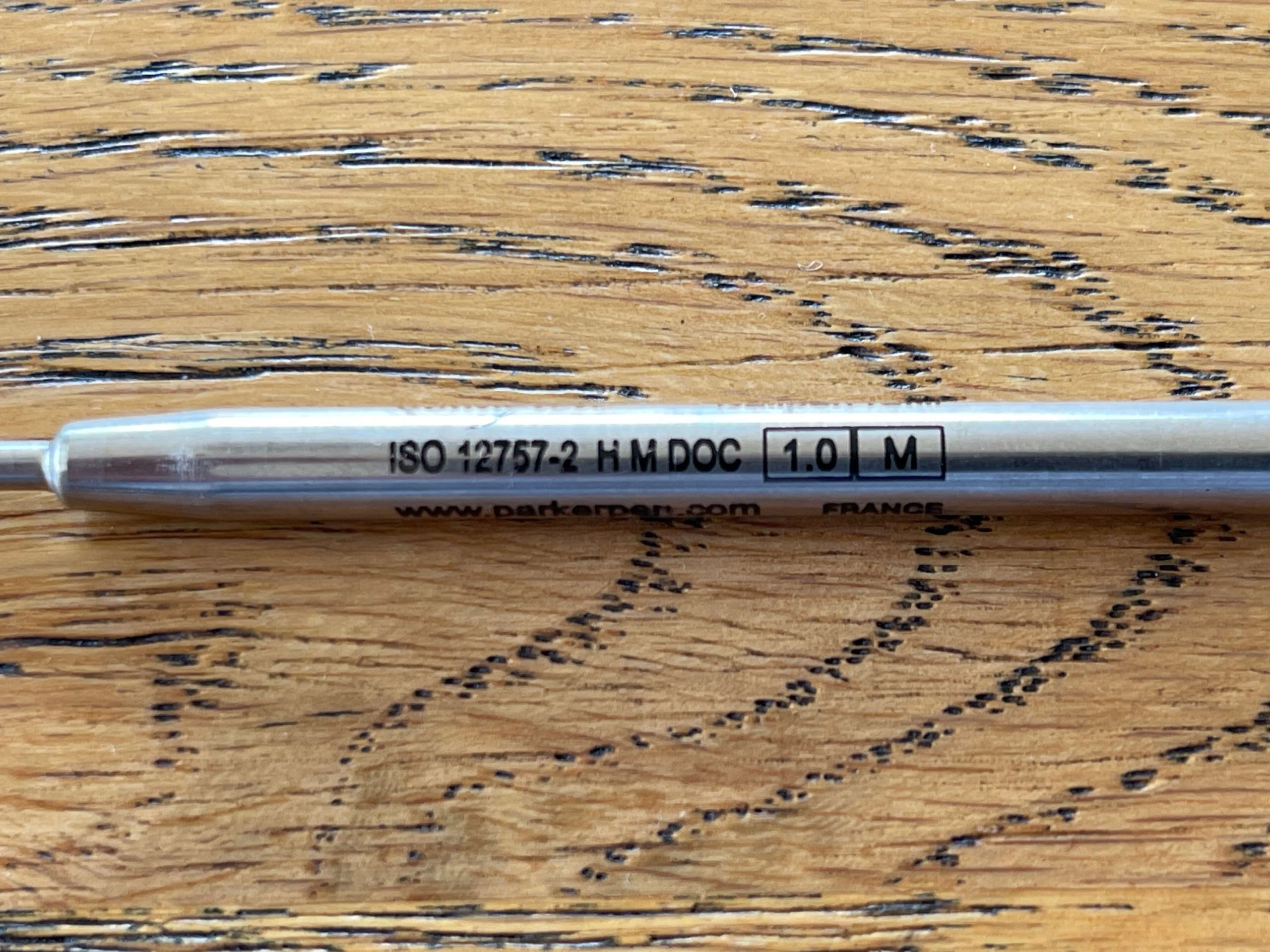 Parker Quinkflow Blue 1.0 M - ISO 12757-2 "HM DOC" - Close Up